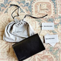 Balenciaga Leather Clutch/ Wallet  Phone Holder 2022 With Tags