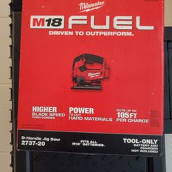 MILWAUKEE D- HANDLE JIG SAW, (TOOL ONLY $140 PRECIO FIRME 