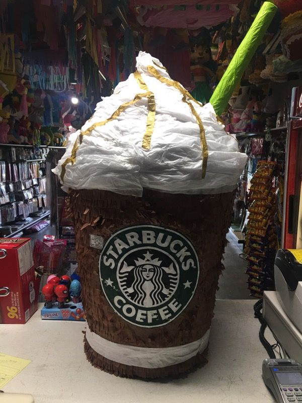 Starbucks piñata
