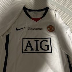 Manchester United 2009 Away Final UCL Jersey RETRO RARE