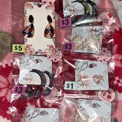30+ New Jewelry Pieces — Earrings, Bracelets & Keychains $1-$5