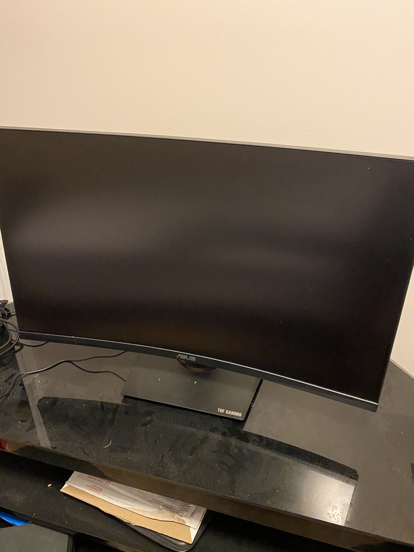 ASUS TUF Gaming 32" 2K HDR Curved Monitor (VG32VQ) - WQHD (2560 x 1440), 144Hz, 1ms, Extreme Low Motion Blur, Speaker, Adaptive-Sync, FreeSync Premium