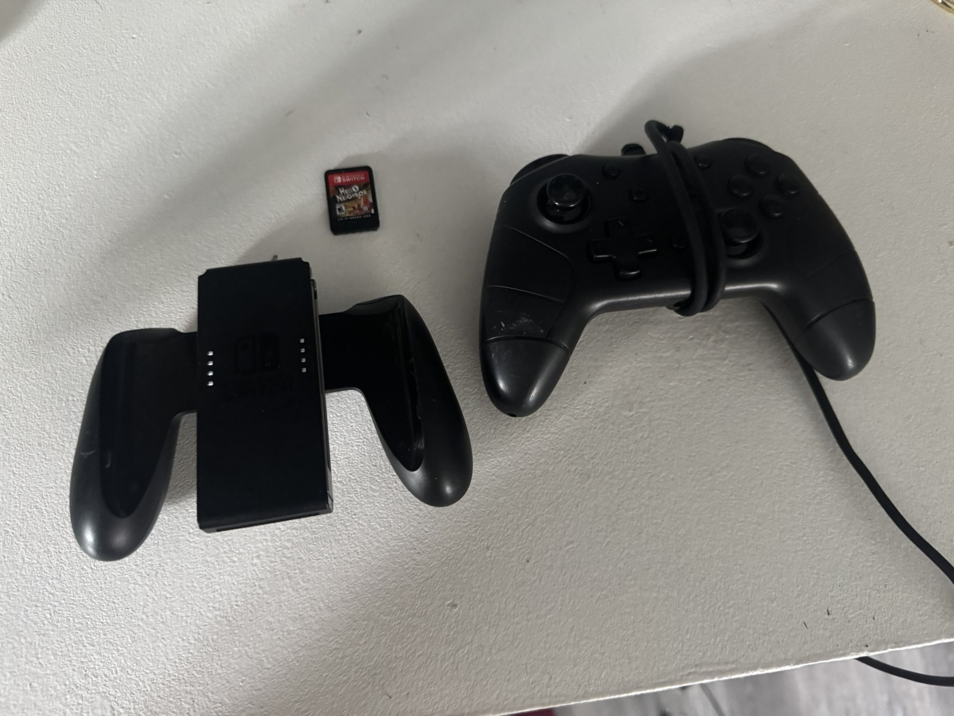 nintendo switch accessories & hello neighbor cartridge