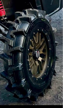 38x9.5-20 Quad Boss 680 tires & system 3 wheels Can-Am 4x137 wheels defender x3