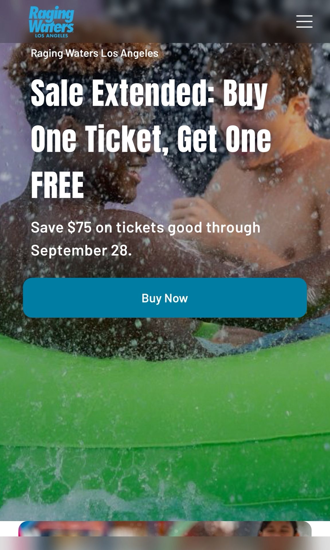 Raging Waters 2 Tickets