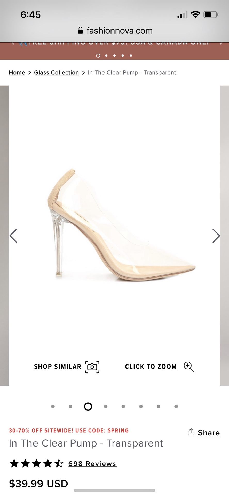 Clear Heels
