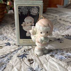 Precious moment, Christmas ornament