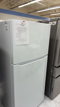 One/1 unit left🚨20 cu ft, 30” Wide White LG 2-Dr Top Freezer Fridge @$450 Off MSRP 📉🏷️