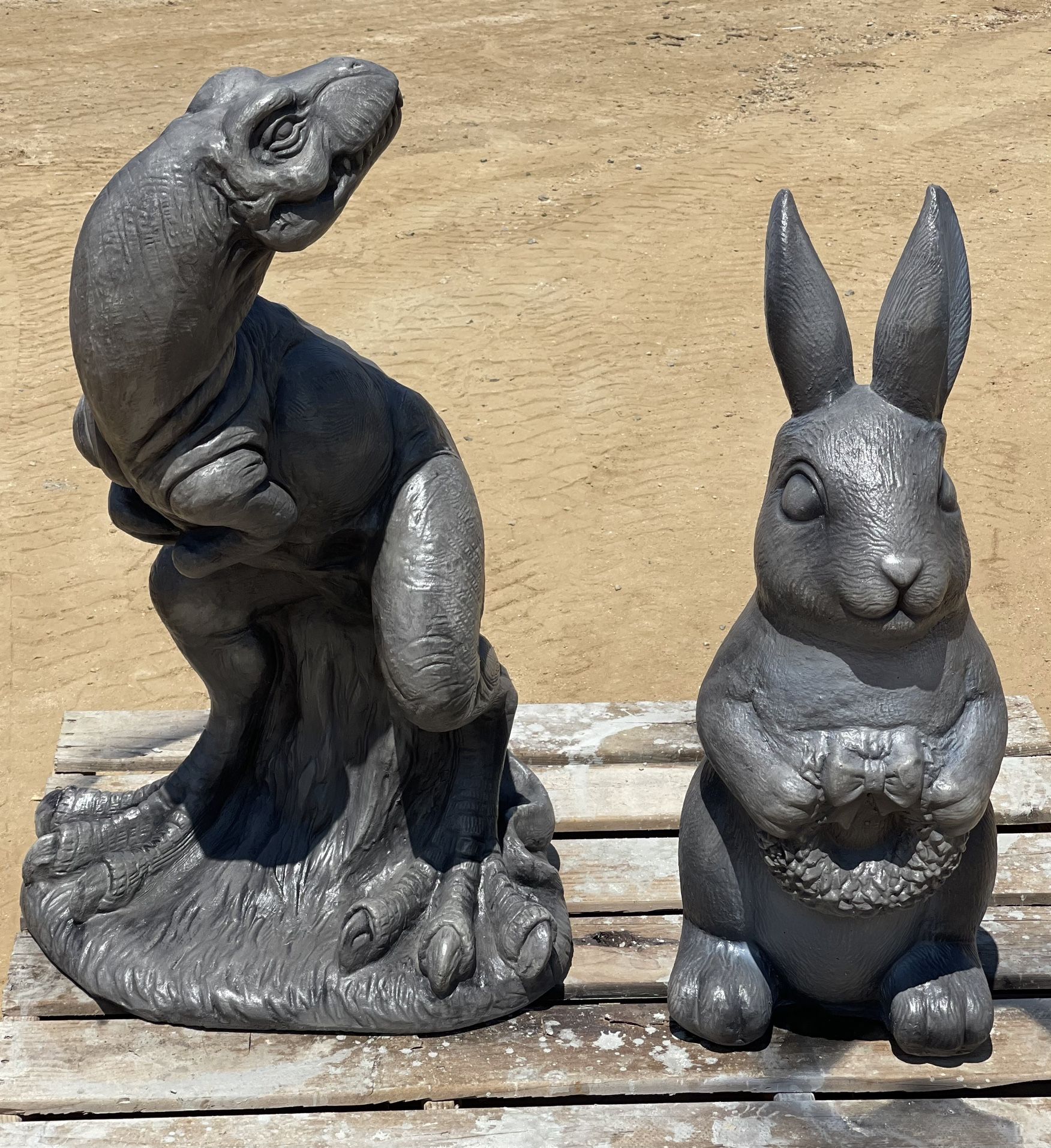 Concrete statues