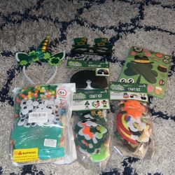 Assortment Of St Patrick's Day Craft Supplies 