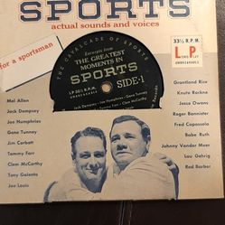 The Greatest Moments in Sports Record
LP 