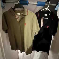 Original Burberry Men’s Dressing Polo Shirt size L