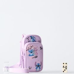 Funda porta móvil formato bandolera LILO & STITCH O DISNEY.