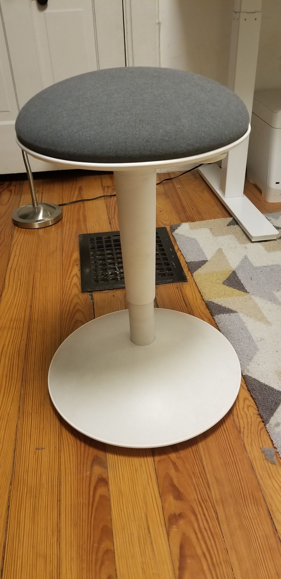 Ikea Nilserik Stool in Gray