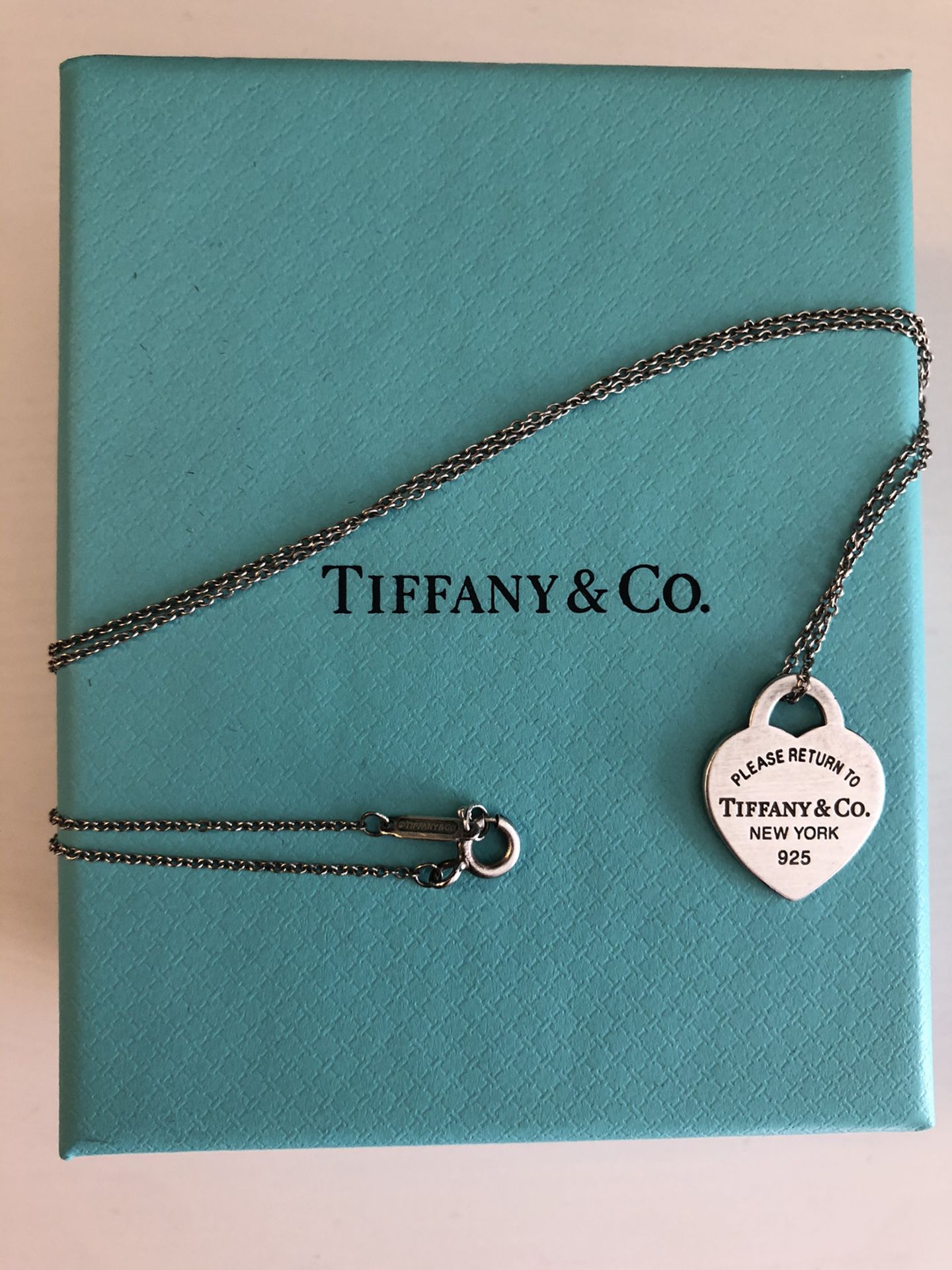 Tiffany Heart Tag Necklace