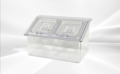 2 container 1-6 Plastic seasoning box PCS16-2S
