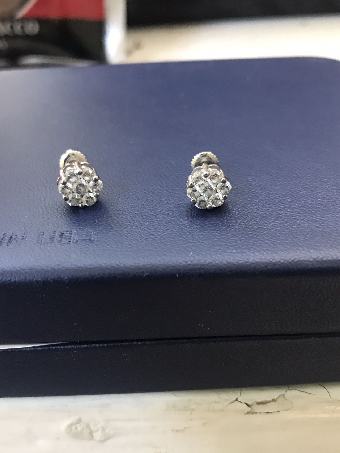 Diamond Earrings (.55ct Each) 