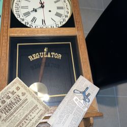 Vintage Regulator Wall Clock
