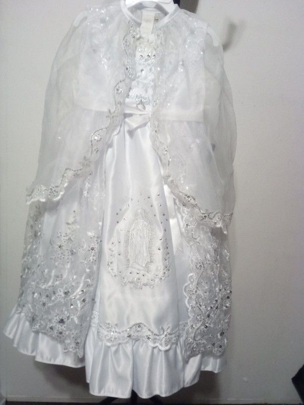 Baptism dress for baby girl