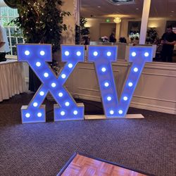 Quinceañera Marquee Letters