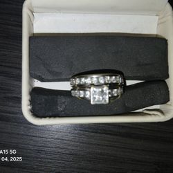 Wedding Ring Set.. 2.35 Ct.  WEIGHT WHITE GOLD