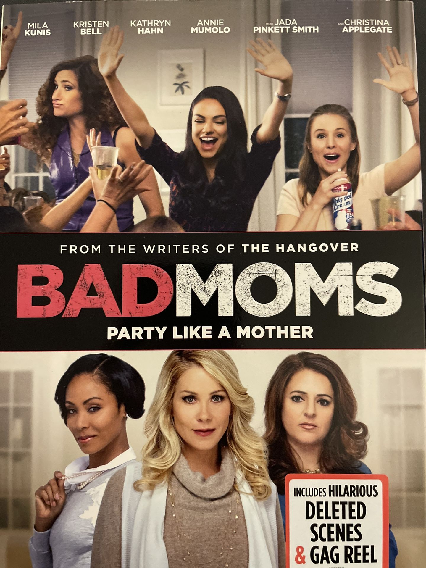 BAD MOMS (DVD-2016) Mila Kunis + Kristen Bell + Christina Applegate!