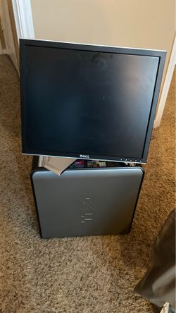 Screen and tower cpu (for parts)