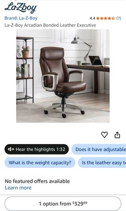 La-Z-Boy Arcadian Bonded Leather Executive