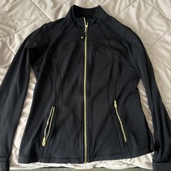 Lululemon define zipup Gold&Black