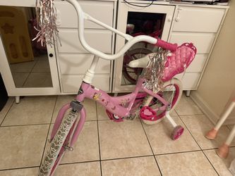 Huffy 16" Disney Princess Kids' Bike, Fits Riders 3'5" - 4'0", Pink, Child, Girl's