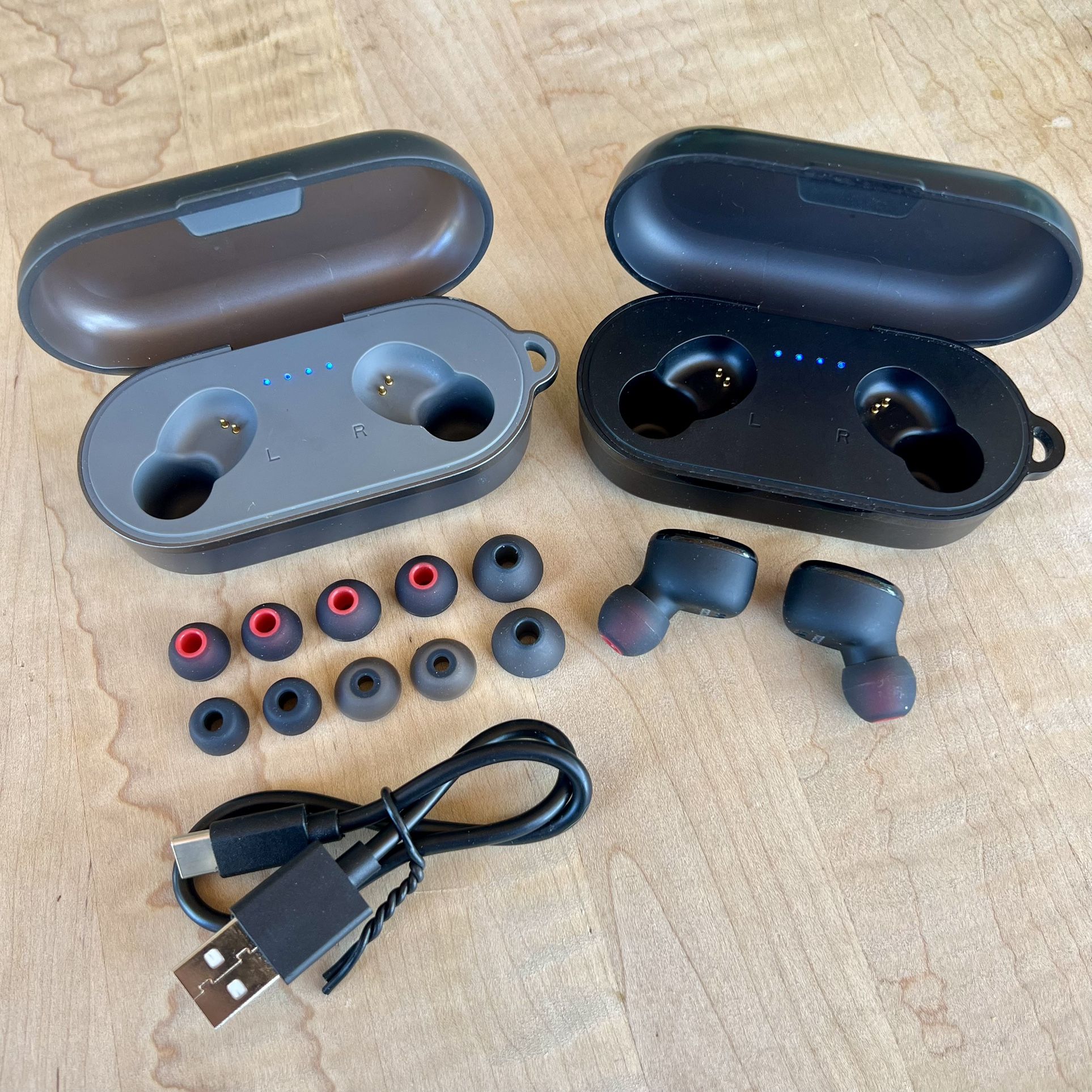 TOZO T10 Wireless Bluetooth Earbuds - Waterproof - Premium Sound - Touch Controls - Custom EQ - Interchangeable Ear Tips - Extra Accessories