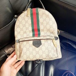 Gucci GG Canvas Monogram Small Backpack 