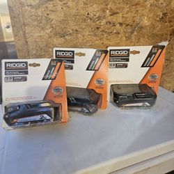 Ridgid Batteries 