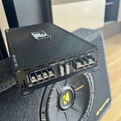 Subwoofer and amplifier