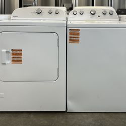 Whirlpool 3.5 cu. ft. Washer w/Deep Water Wash & HE Agitator 7.0 cu. ft. Vented Gas Dryer