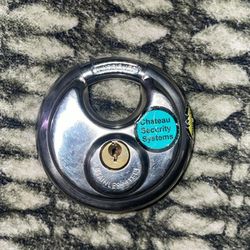 Security Lock With Two Keys