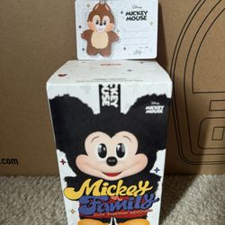 MICKEY & FAMILY PLUSHY KEYCHAINS