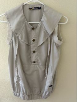 Hering Hooded Pullover Vest Size M