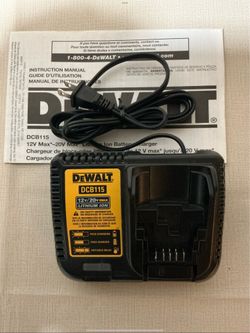 Dewalt. 12V/20V MAX Lithium Ion Battery Charger. DCB115.