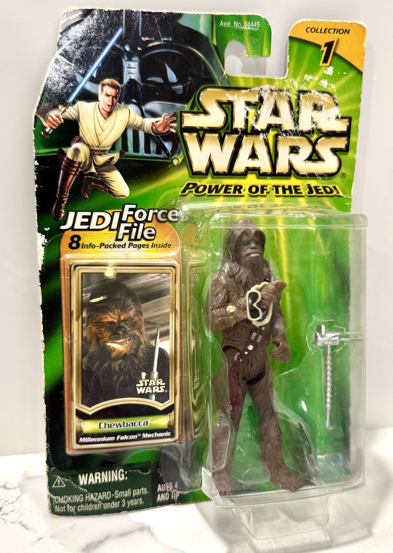 Star Wars Power of the Jedi Chewbacca Millennium Falcon Mechanic Figure 2000