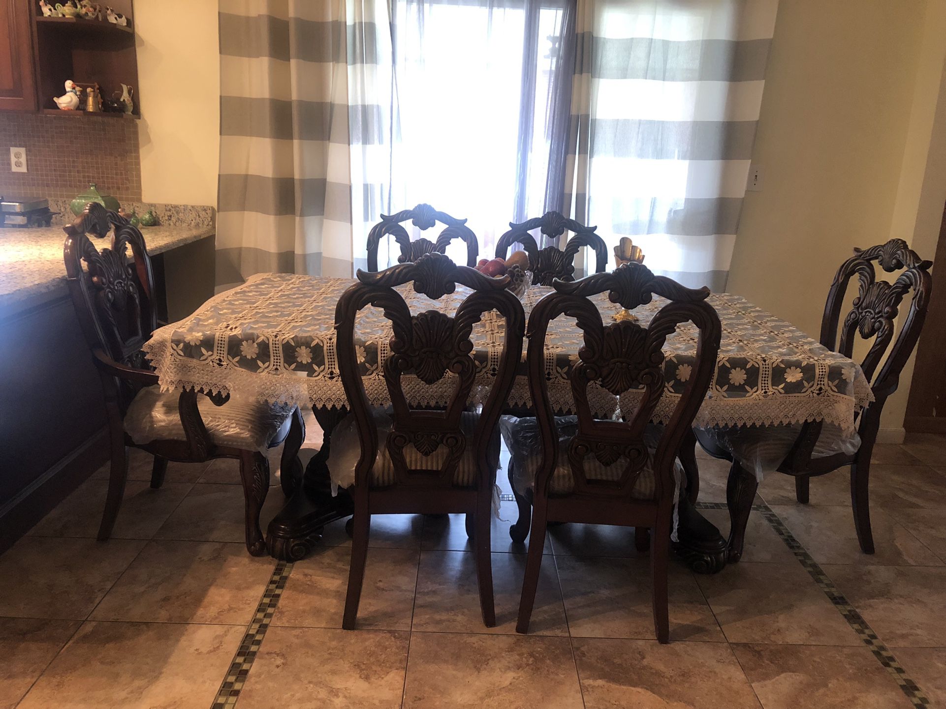 Very Big Dining Table Set New Only Two Month We Move 