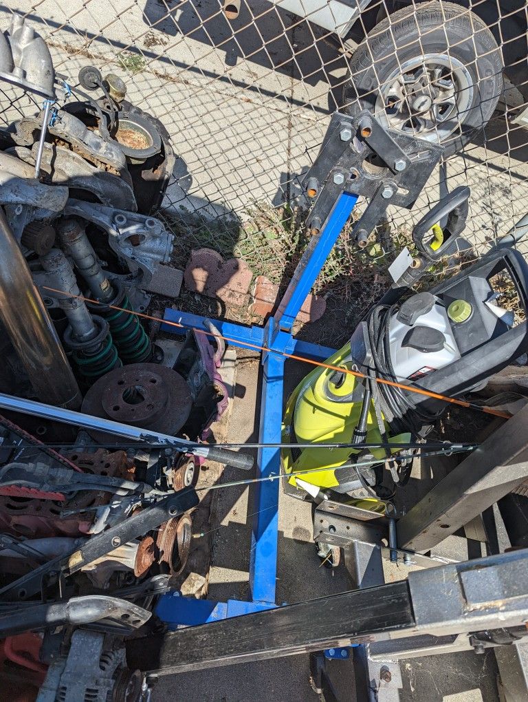 2 Ton Engine Hoist(Harbor Freight), 1 Ton Engine Stand(AutoZone) for