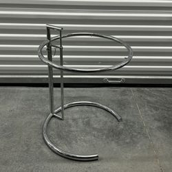 Vintage Eileen Gray E1027 Chrome Side Table End Table Nightstand Project No Glass