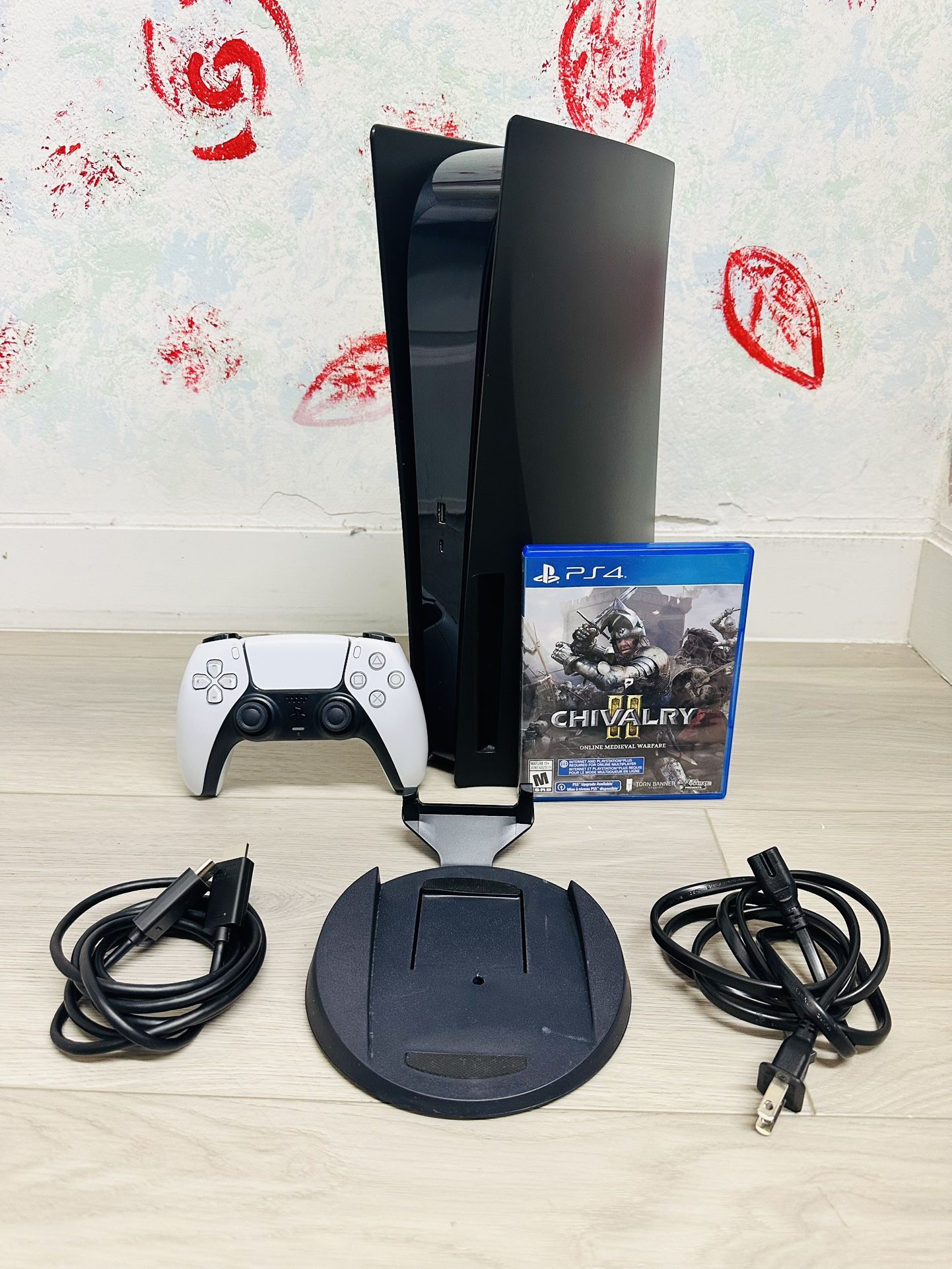 Sony PlayStation 5 - 825GB , Bonus 1 Game Chivalry II ( Used Very New )