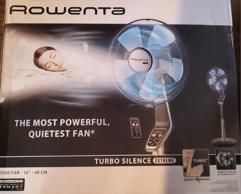 Rowenta Turbo Silence Standing Floor Fan with Remote