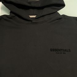 Black Essentials Hoody