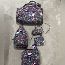 Vera Bradley Hope Blooms Travel Set @ Free Gift Included