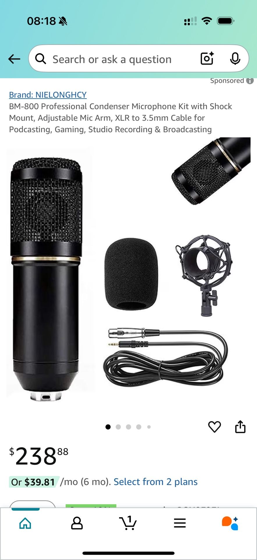 Studio Microphone New