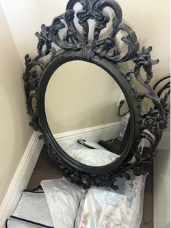 Lightweight gothic ornate mirror from ikea