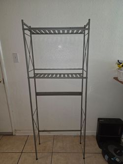Metal Over-the-Toilet Bathroom Storage Rack